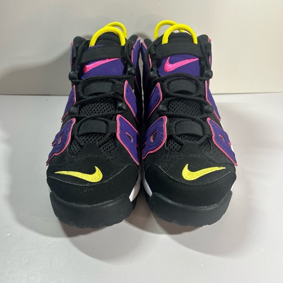 Nike Air More Uptempo 96 Sneakers Black Court Purple DZ5278-001 GS 7Y Women 8.5 - Picture 7 of 12